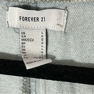 Forever 21 Blue Buttoned Bustier Tank Top thumbnail 5