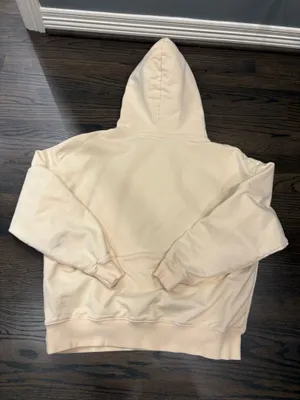 Aelfric Eden Cream Hoodie Pray The Lord Graphic Blue thumbnail 5