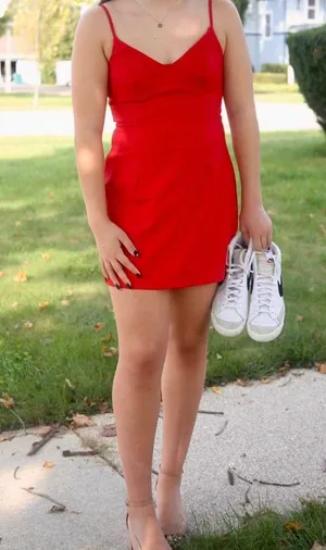 Princess Polly Dress Mini Red thumbnail 1
