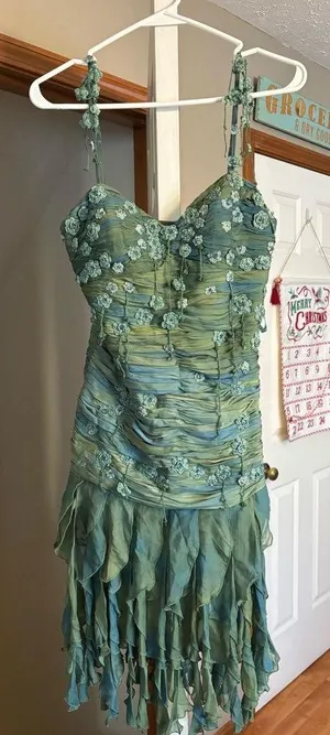 Sue Wong Silk Fairy Beaded Dress thumbnail 1