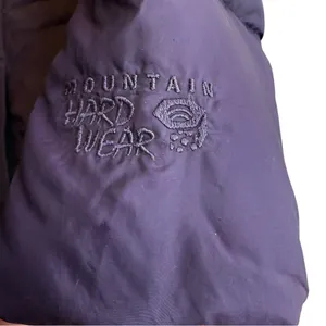 Mountain Hardwear Size L Quilted Down‎ Puffer Jacket Purple Longline Winter Coat thumbnail 4