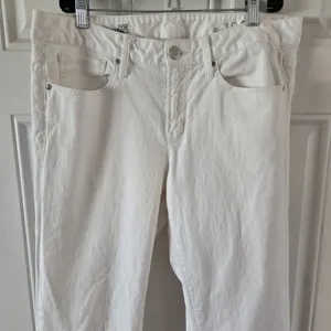 Gap 1969 Long & Lean White Sexy Bootcut Jeans Size 12 / 31x32 Y2K Mid Rise Denim thumbnail 3