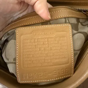 Coach Legacy Soho Tan Leather Bucket Hobo Crossbody Bag (Markings) thumbnail 9
