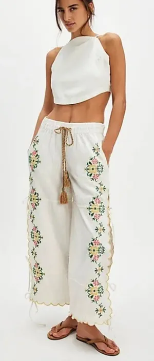 Free People Spring Breeze Tie Pants thumbnail 1