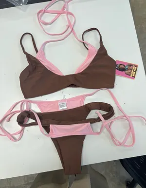 Strawberry Milk Mob Double Dip Bikini Size M thumbnail 3