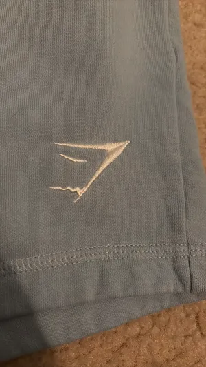 Gymshark M Iceberg Blue Crest 7” Shorts thumbnail 4