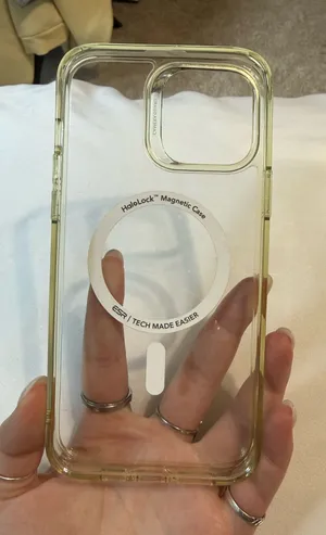 iPhone 15 pro max clear case Yellow thumbnail 1