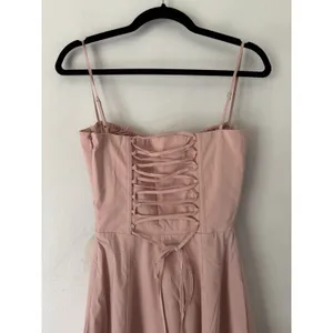 NWT Babyboo Deanna Midi Corset Dress Blush Pink Size XS thumbnail 8