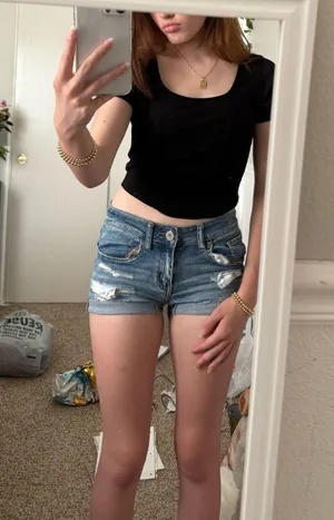 Black Corset Top Size M thumbnail 1