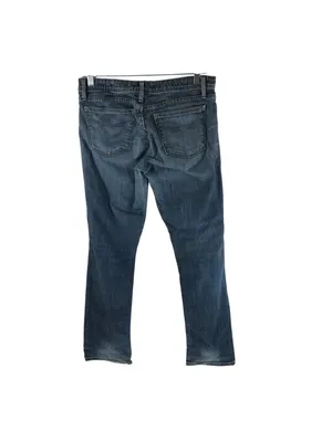 Gap 1969 Womens Real Straight Medium Wash Denim Jeans Size 28/6 thumbnail 2