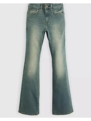 New Levi's 28x32 726 High Rise Flare Women's Jeans Space Odyssey - Medium Wash thumbnail 4
