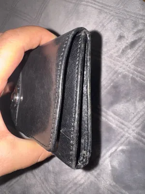 Wilson's Leather Black Leather fold Wallet thumbnail 8