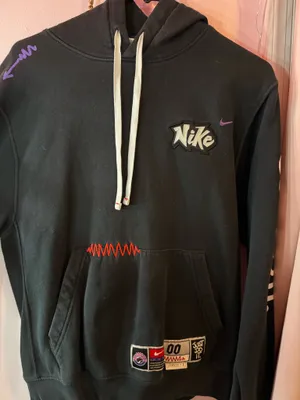 Nike Graphic Hoodie Black thumbnail 2