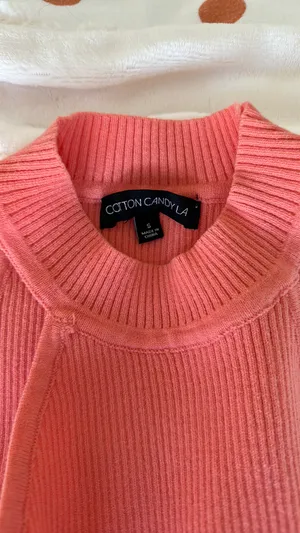 Cotton Candy LA Coral Mini Dress thumbnail 4