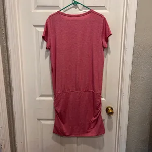Patagonia Womens Glorya Active Dress Size L Pink Heathered Ruched‎ Athleisure thumbnail 5
