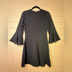 Lulu's Black Long Sleeve Dress with Flare Cuffs thumbnail 2