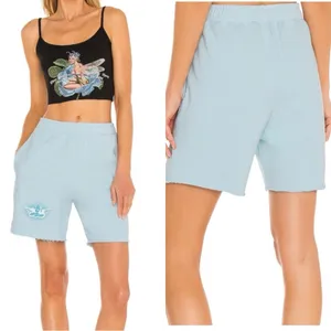BOYS LIE Blue Graphic Fleece Casual Sweat Shorts thumbnail 2