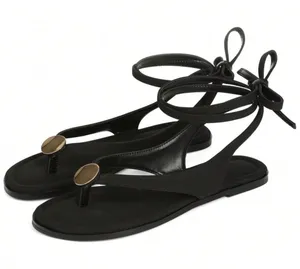 Black Strappy Sandals Size 8.5 thumbnail 1