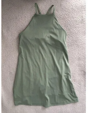 Madewell Flex Fitness Dress w/Built in Shorts Tennis Pickle Ball Green Size M thumbnail 6