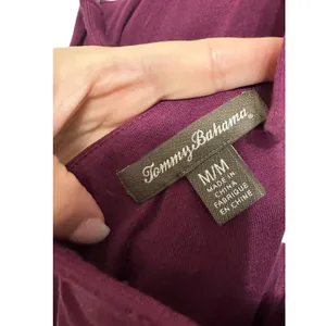 Tommy Bahama Purple Halter Maxi Dress‎ Plum Summer Medium thumbnail 3