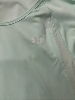 Under Armour Mint Green Long Sleeve Athletic Top thumbnail 3