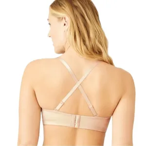 Wacoal Staying Power Wire Free Strapless‎ Bra 34D Black thumbnail 2