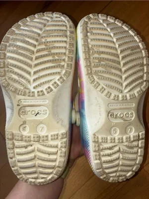 CROCS Classic Clog - Yellow Multi Tie-Dye thumbnail 5