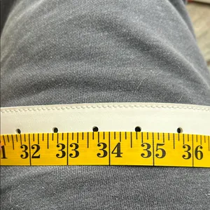 Fresh White and Brown Woven Belt thumbnail 4