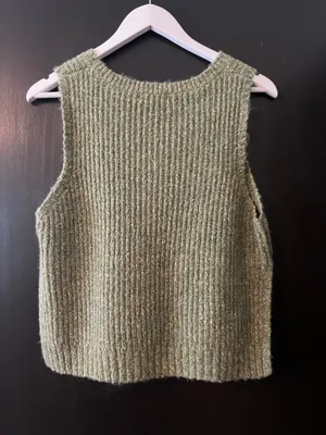 525 America Revolve Green Knit Top thumbnail 5