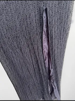 Alyce Designs Cascading Beads Formal Maxi Dress Gown 8 thumbnail 10