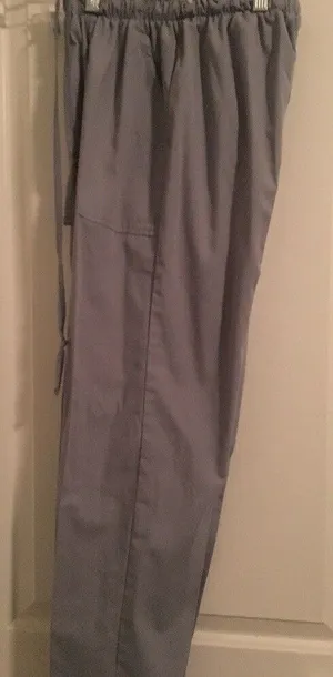 Denice Women's Scrub Uniform Pants Nurse Medical Size M Gray thumbnail 1
