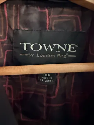 Towne Black Women's Long Trench Coat - Classic Single-Breasted thumbnail 3