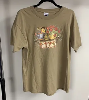 Jerzees Vintage Gardening Graphic T-Shirt Size L thumbnail 1