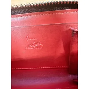 Christian Louboutin‎ Panettone Spikes Coin Zip Around Wallet In Black Pre-owned thumbnail 13