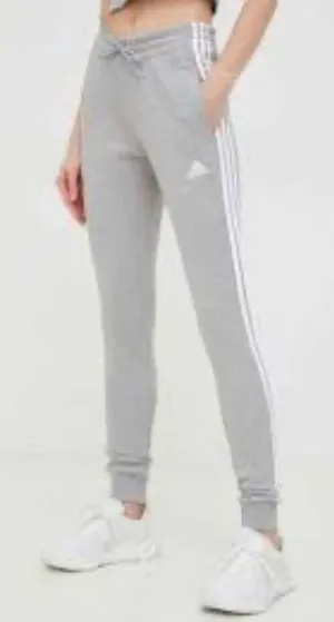 Adidas Essentials Classic Three Stripe Jogger Sweatpant Grey Size Small thumbnail 1