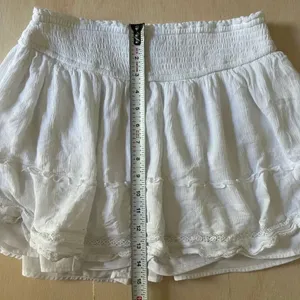 Hollister White Ultra High-Rise Skirt Women’s Size Large | Boho Mini Layered thumbnail 6