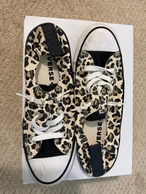 Cheetah Print Converse Chuck Taylor All Star Shoreline Slip-On Sneaker  thumbnail 1