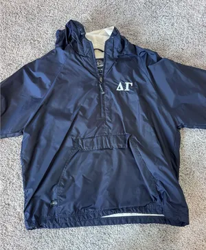 Delta Gamma Rain Charles River Apparel Jacket thumbnail 1