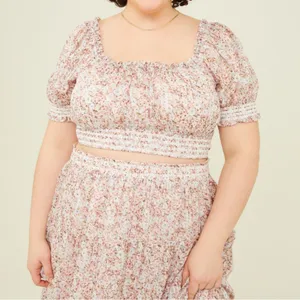 Altar'd State Arula Floral Top Plus Size B / 2X NWT Perfect Fall Transition Piece thumbnail 1