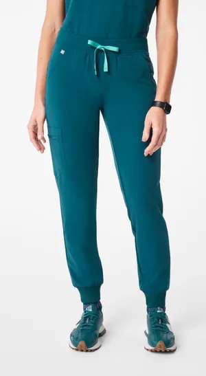 FIGS Zamora Jogger Scrub Pant Technical Collection - Caribbean Blue thumbnail 1
