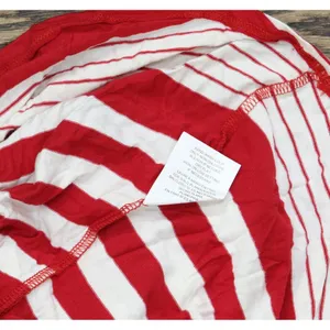 NWT As U Wish Juniors Striped Drawstring T-Shirt Dress Red Stripe L thumbnail 8