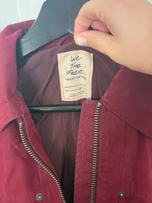 Free People We The Free Blair Vegan Suede Jacket in Dionysus S thumbnail 9