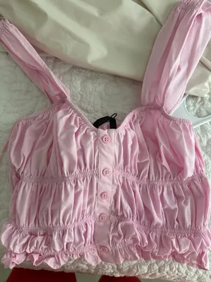 Pink ZARA Top thumbnail 1