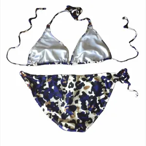 Old Navy ✨navy leopard print bikini o-ring bottoms✨ thumbnail 3