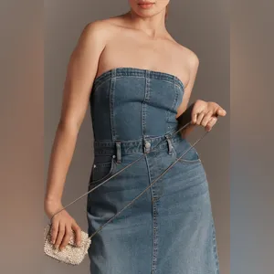 Pilcro The Madi Front-Slit Denim Dress thumbnail 9