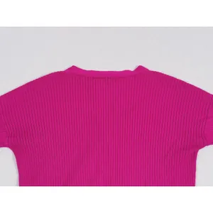 Abercrombie & Fitch Ribbed Cardigan Sweater Size XS Fuchsia Pink Preppy Y2K thumbnail 9