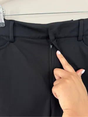 NWT HALARA Flex Luxe Pockets Black Work Pants Sz M thumbnail 5