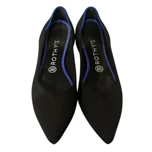 Rothy’s The Point Black Knit Comfort Ballet Flats 9 US/40 EU thumbnail 4