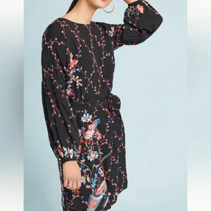 Anthropologie Lilian Embroidered dress NEW thumbnail 2