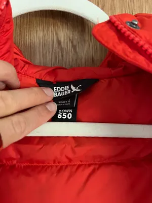 Eddie Bauer Red 650 down puffer jacket  thumbnail 8
